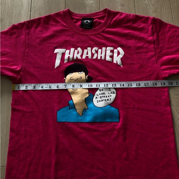 Thrasher 2018 Gonz Cover Street Skater T Shirt in Pink Size M - Picture 2 of 9